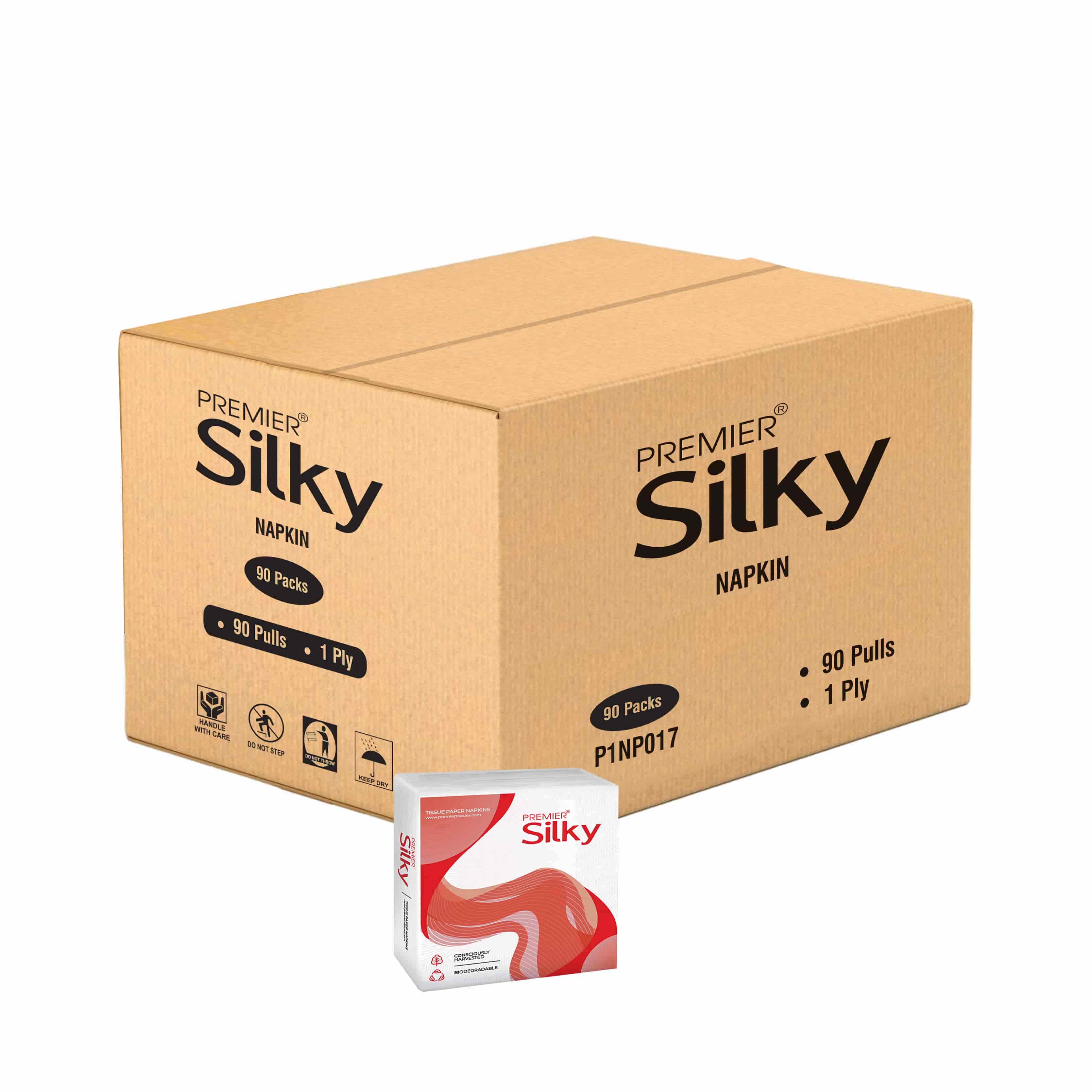 Premier Silky Napkin 90 Pulls
